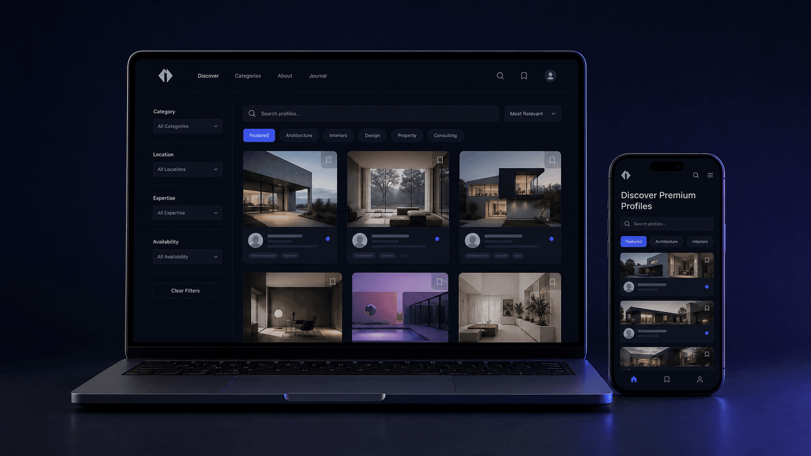 Premium Listing Platform proje kapak görseli